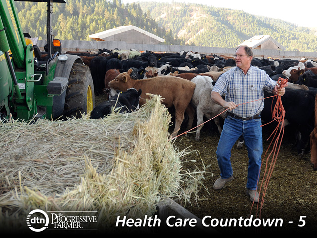 Farmer Dick Wittman, from Culdesac, Idaho, wants affordable health care options for himself and employees, something new state insurance exchanges and tax credits could offer individuals starting in 2014. (Photo from Kyle Mills)